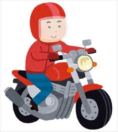 個性派には無料のバイクイラスト素材