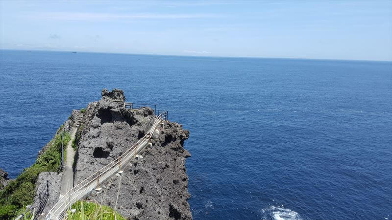 伊豆半島先端の石廊崎 