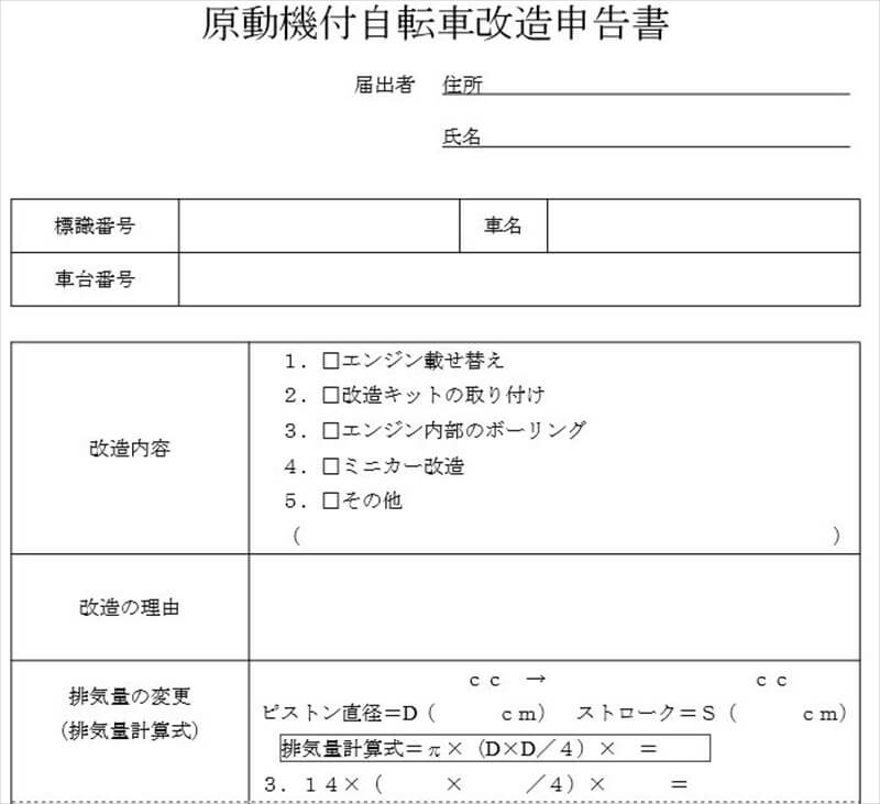 改造申請は容易