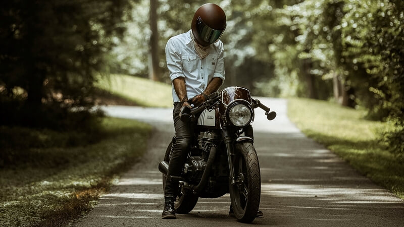 バイクとのツーショット