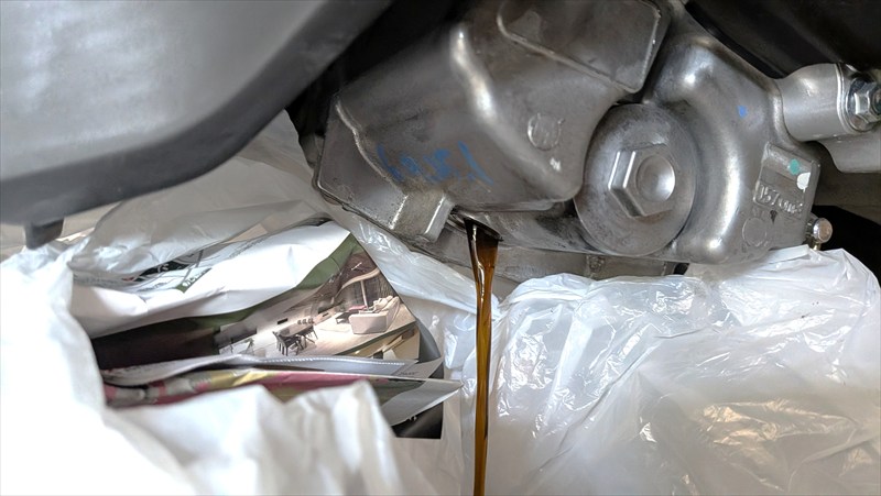 PCXのオイル交換時期