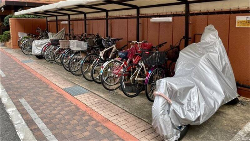 雨ざらしでバイクがサビる心配が無い