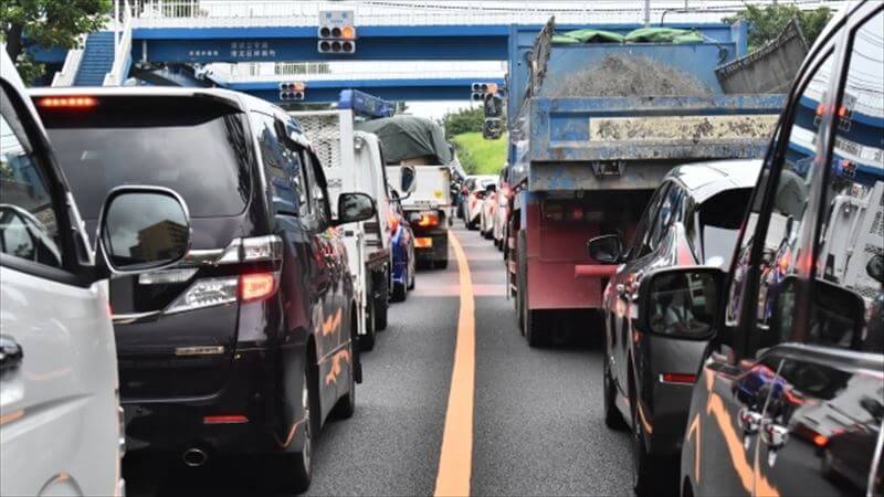 渋滞に巻き込まれない