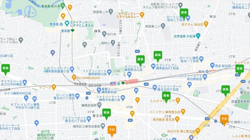 ニーリンは地図表記なので、駐車場の位置が解り易い