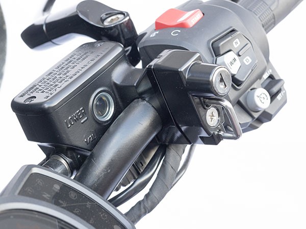 キジマ ヘルメットロック レバーホルダータイプ 国産インチハンドル車対応