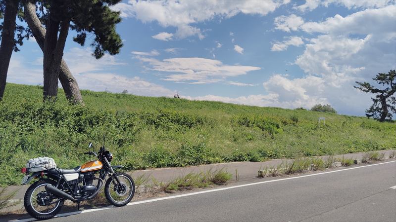 雨雲に追いかけられて