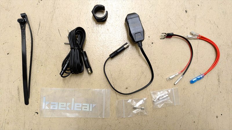 USB電源の仮組み