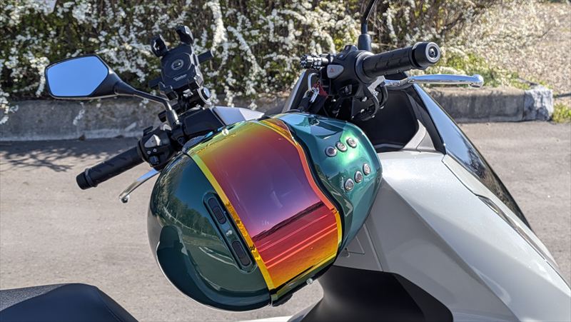 ヘルメットロックの使用感