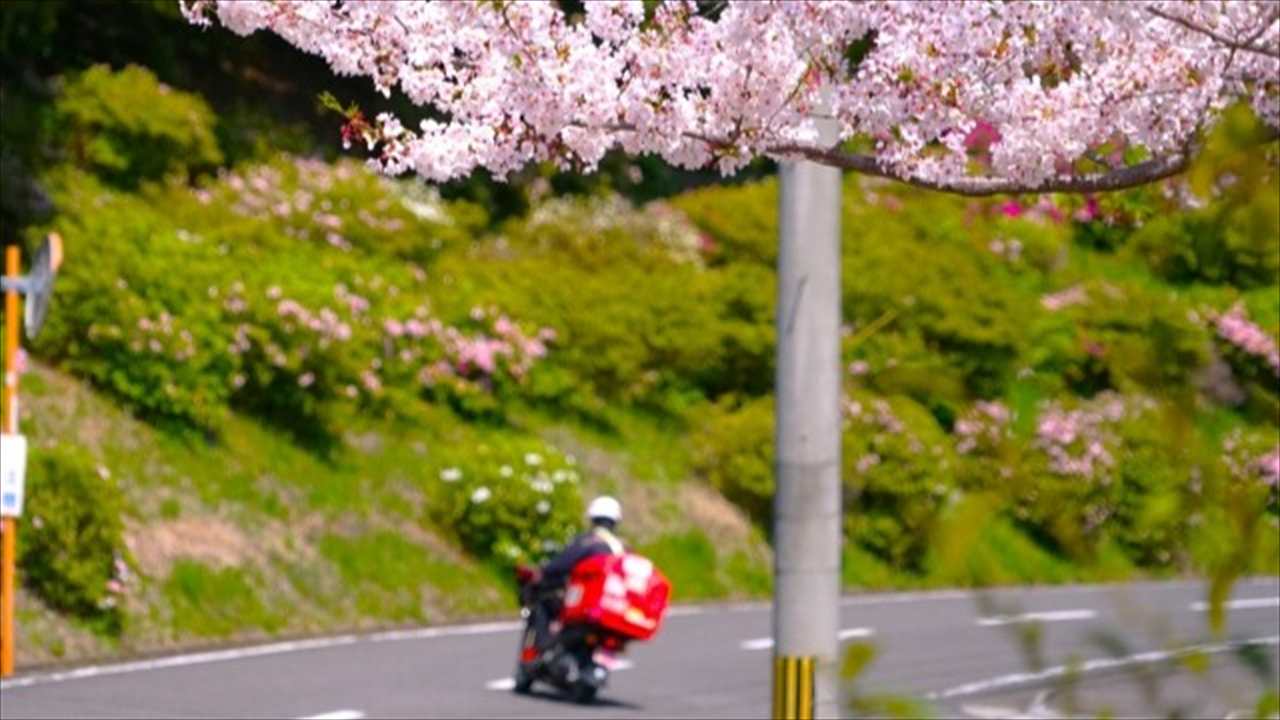 郵便屋さんバイク