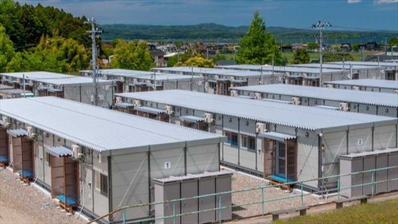 仮設住宅での一人暮らし